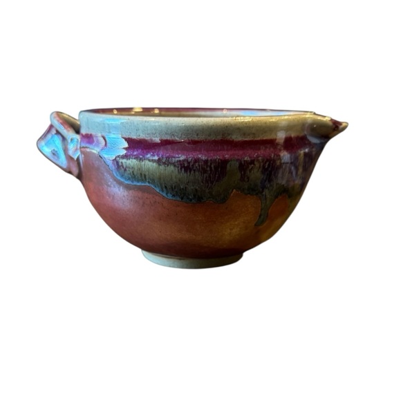 Studio Pottery Ceramic Mixing BowlVintage signed by artist small